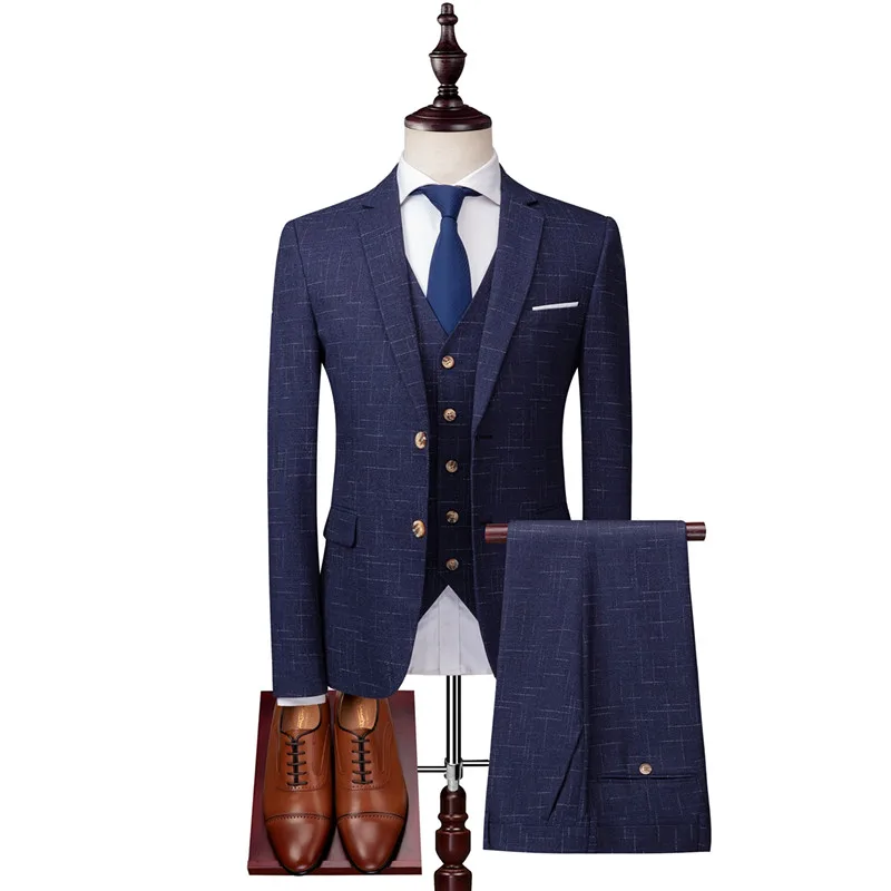 Men'S Grooming Options - 2025 Autumn Men's Slim-fit High-end Fabric
