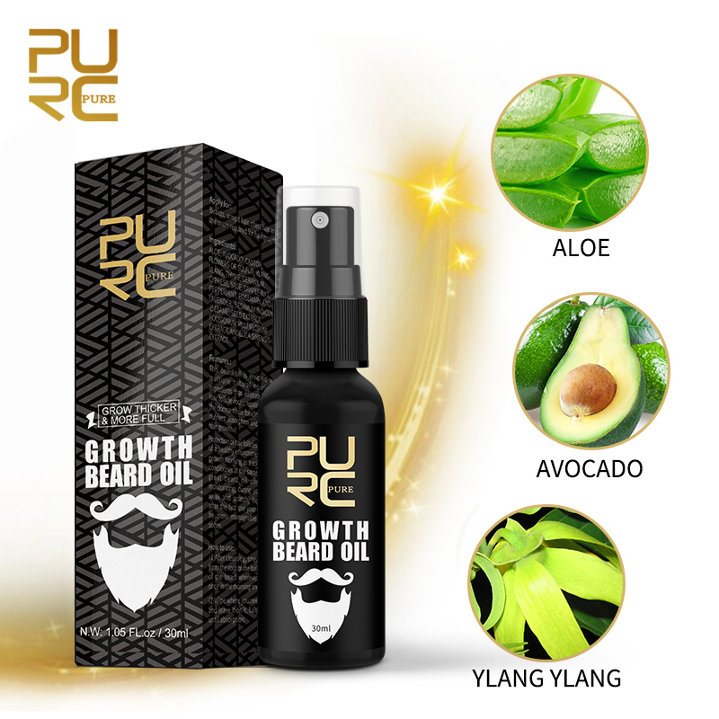 PURC Beard Growth Oil for Men  - Mens Grooming Treatment ulasan dan harga