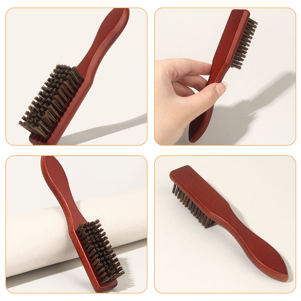 2Pcs Beard Grooming Brush Wood - Men'S Grooming Hair ulasan dan harga