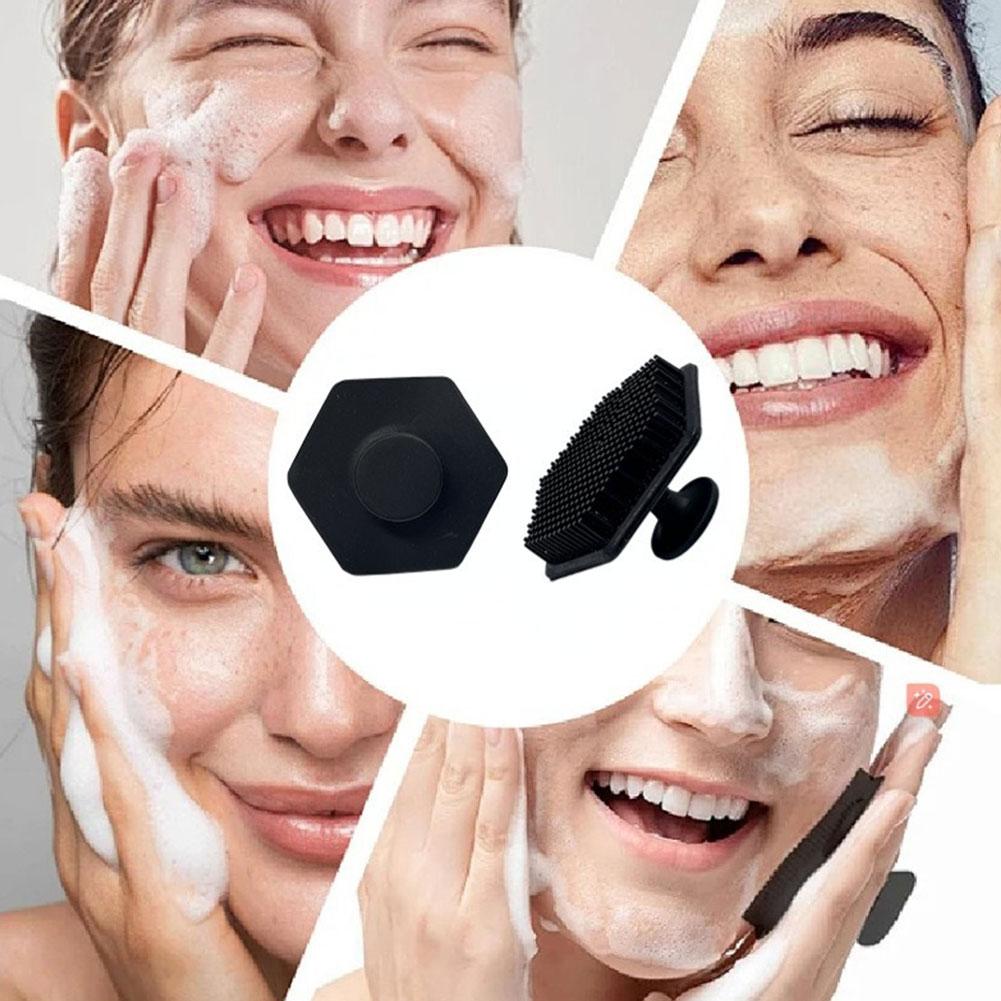 Silicone Face Scrubber for Men - Exfoliating Scrub Mens ulasan dan harga