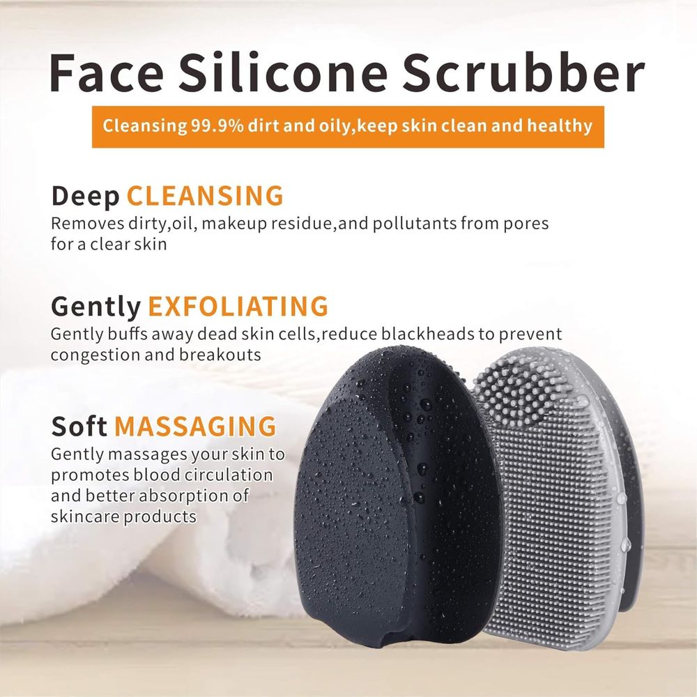 Silicone Ace Scrubber Cleansin - Exfoliating Scrub Mens ulasan dan harga