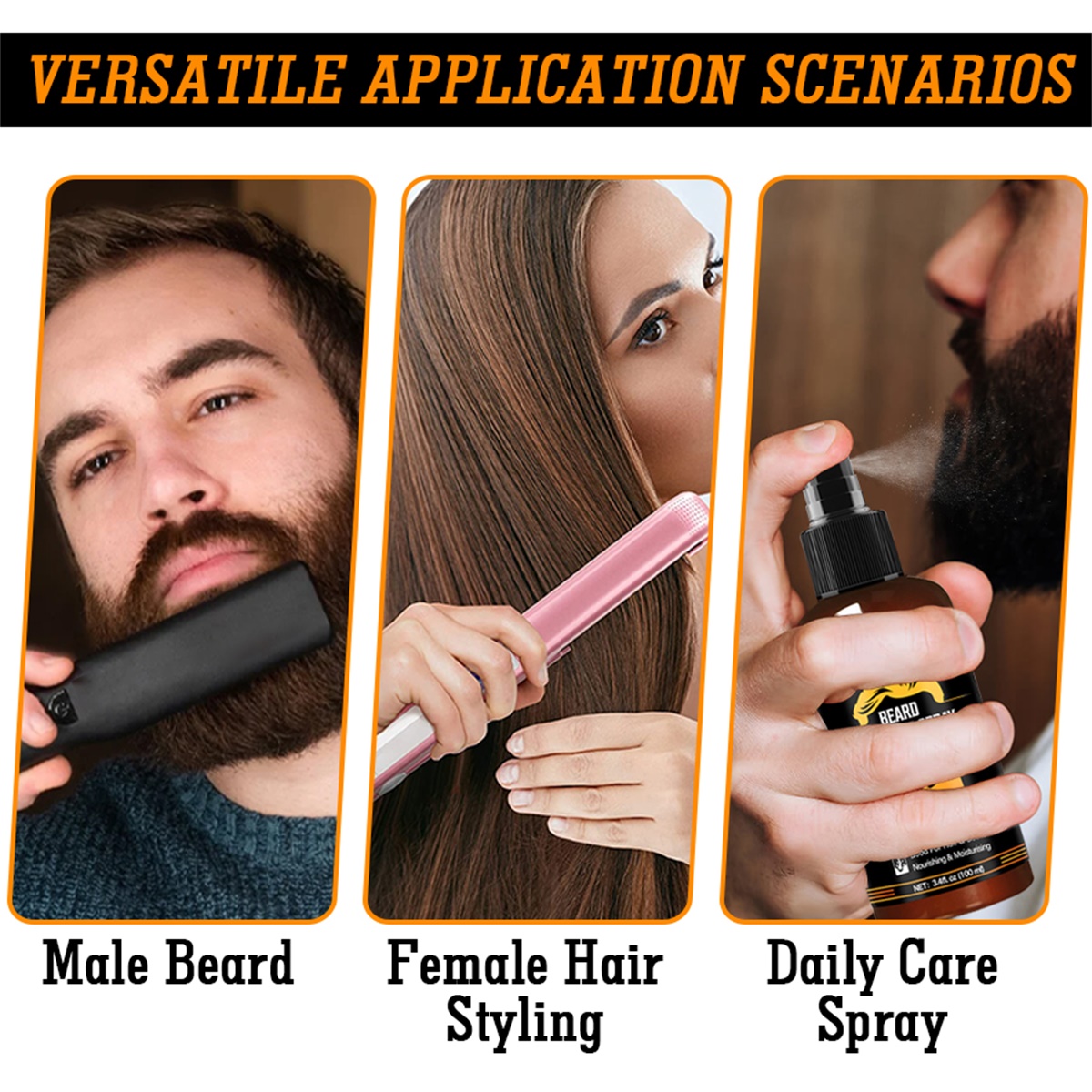Beard Grooming Spray,Men Moust - Mens Grooming Treatment ulasan dan harga