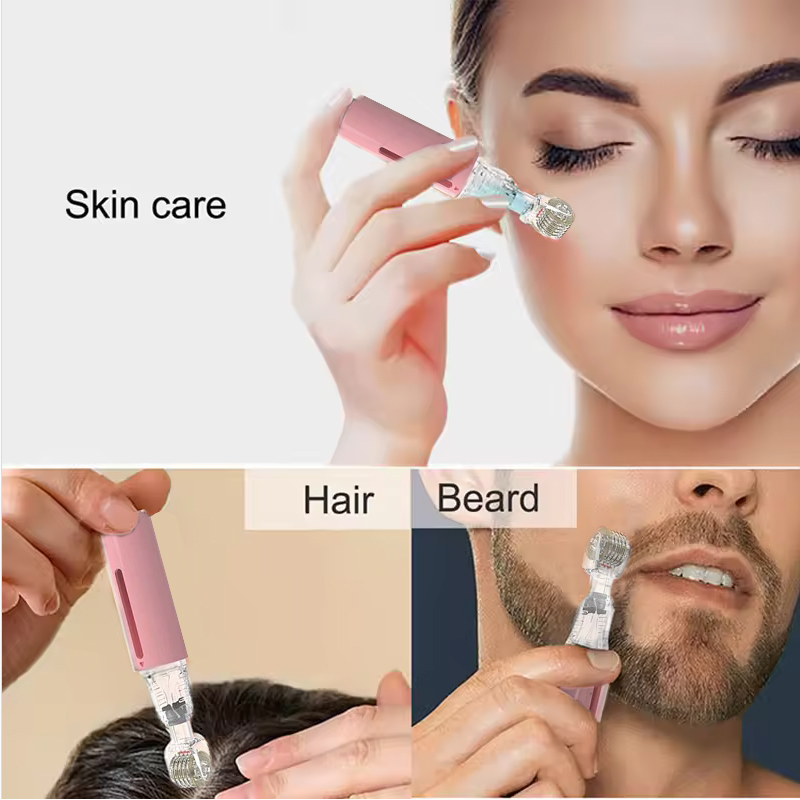 Women Facial Lip Derma Roller  - Beard Oil Growth ulasan dan harga