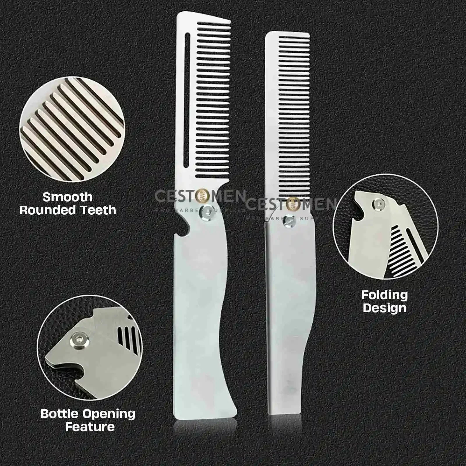 New Type 1/2PCS Portable Steel - Men'S Grooming Hair ulasan dan harga