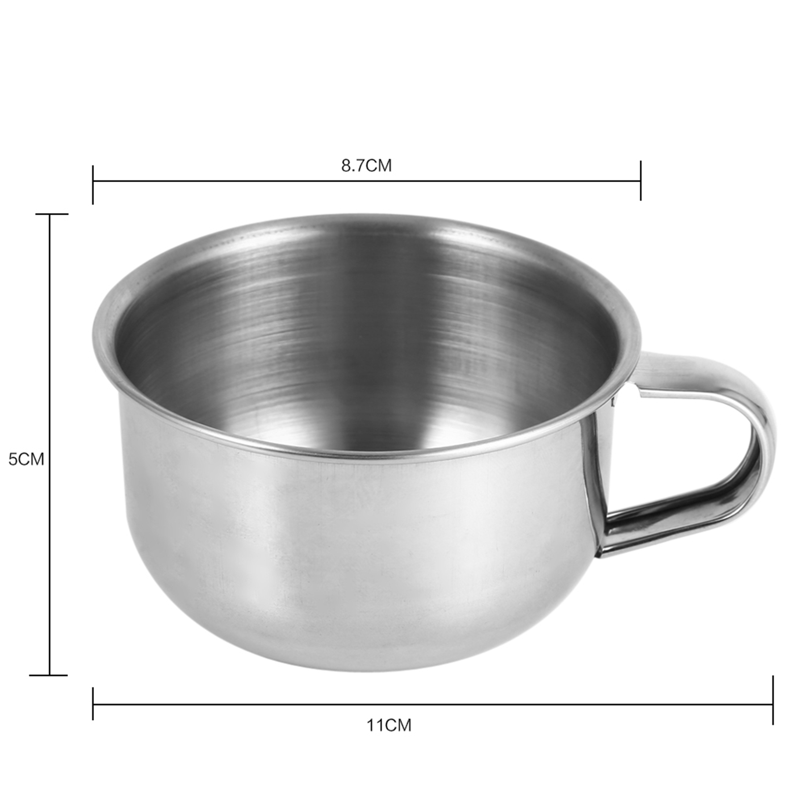 New Stainless Steel Metal Shav - Shaving Bowl Soap ulasan dan harga