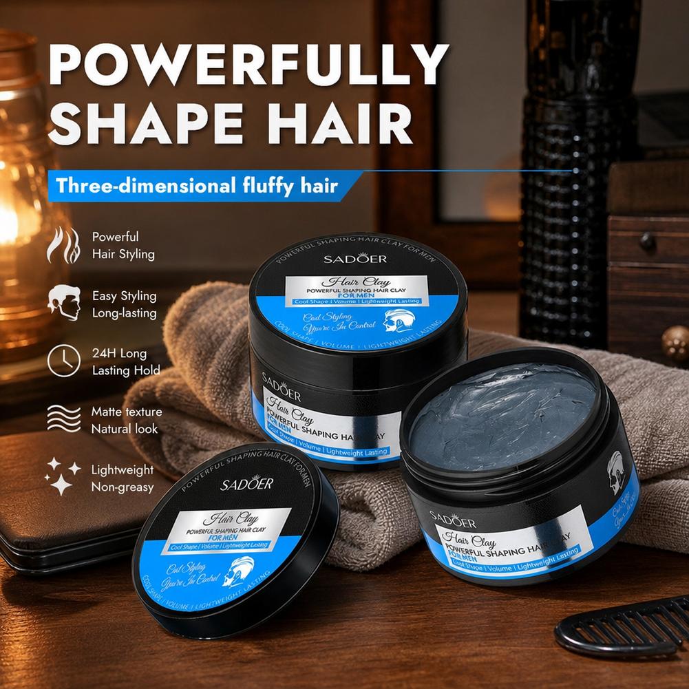 Matte Hair Styling Clay Strong - Men'S Grooming Hair ulasan dan harga