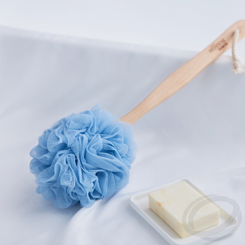 1PCS Long Handle Wooden Bath B - Exfoliating Scrub Mens ulasan dan harga
