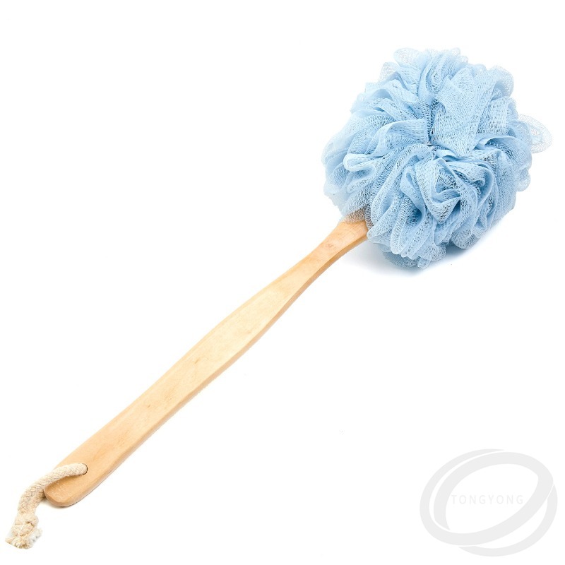 1PCS Long Handle Wooden Bath B - Exfoliating Scrub Mens ulasan dan harga