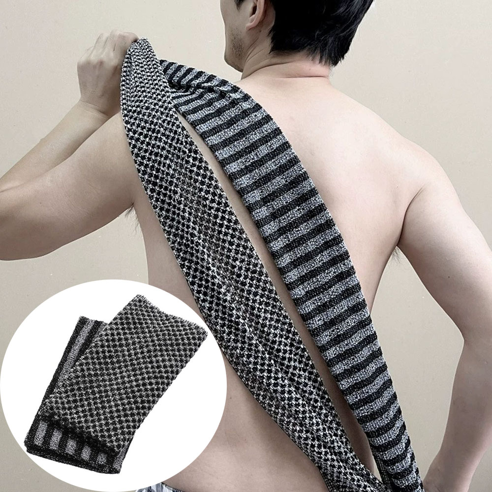 1pc Exfoliating Washcloth Back - Exfoliating Scrub Mens ulasan dan harga