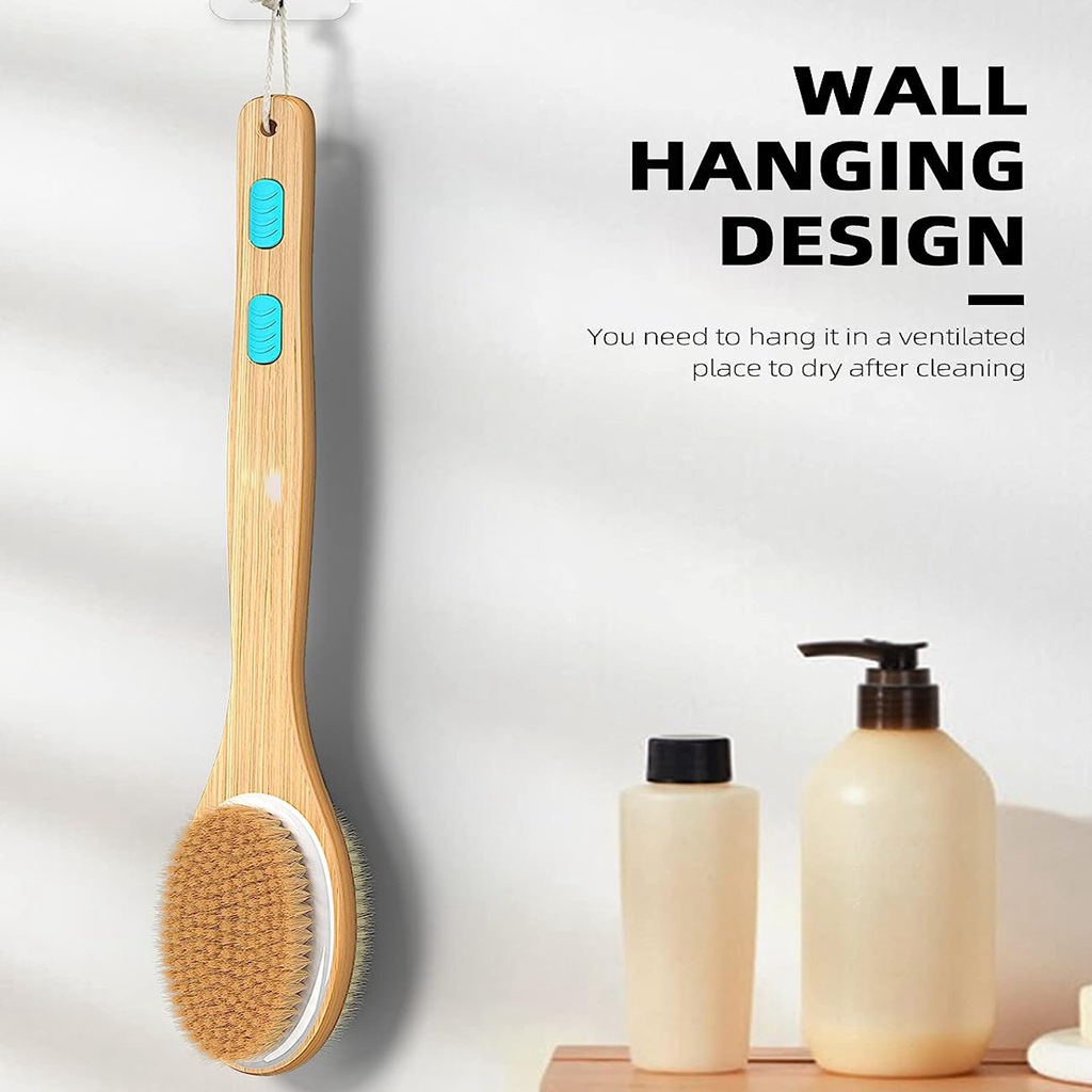 Back Scrubber for Shower, Long - Exfoliating Scrub Mens ulasan dan harga