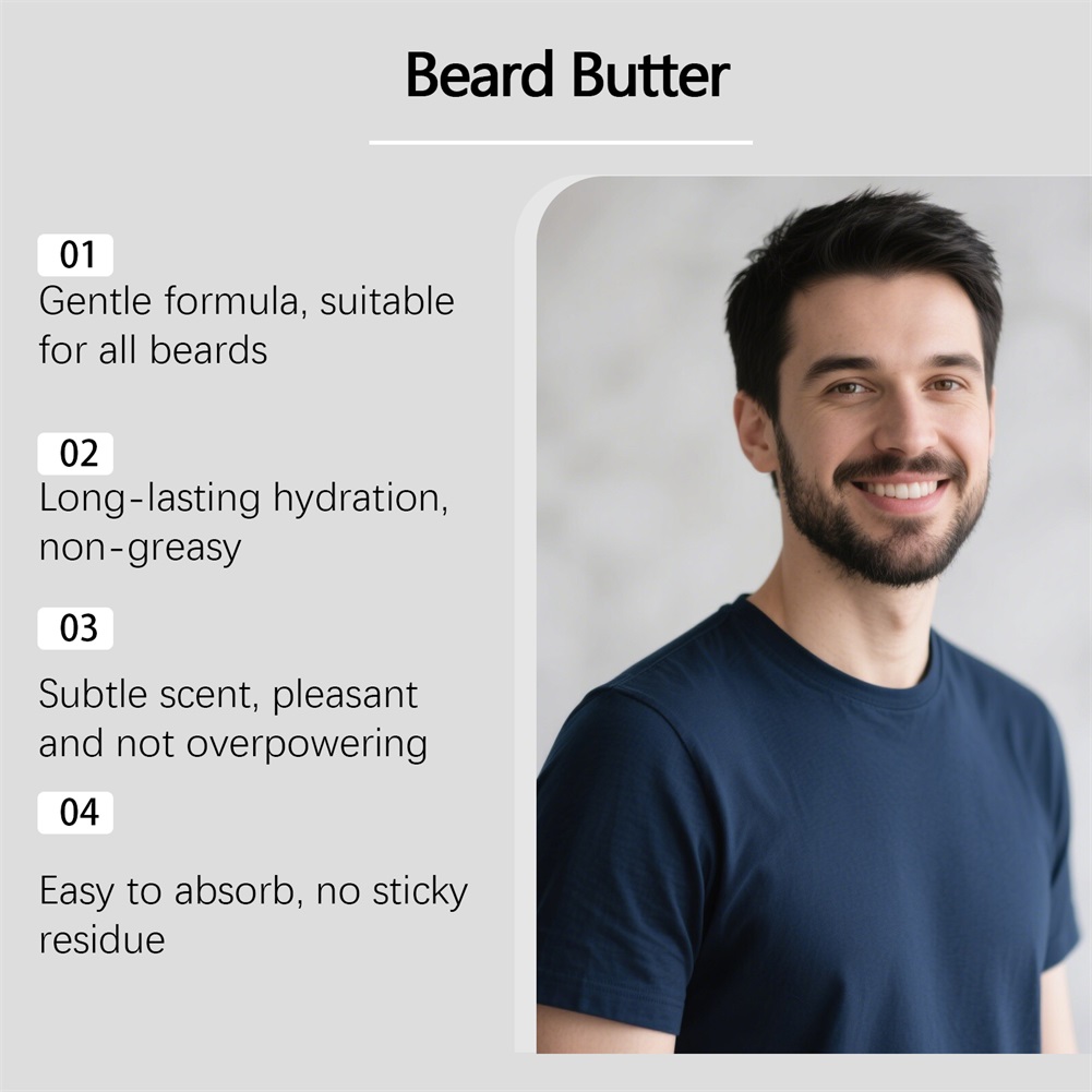 Beard Cream With Shea-Butter-C - Beard Oil Growth ulasan dan harga
