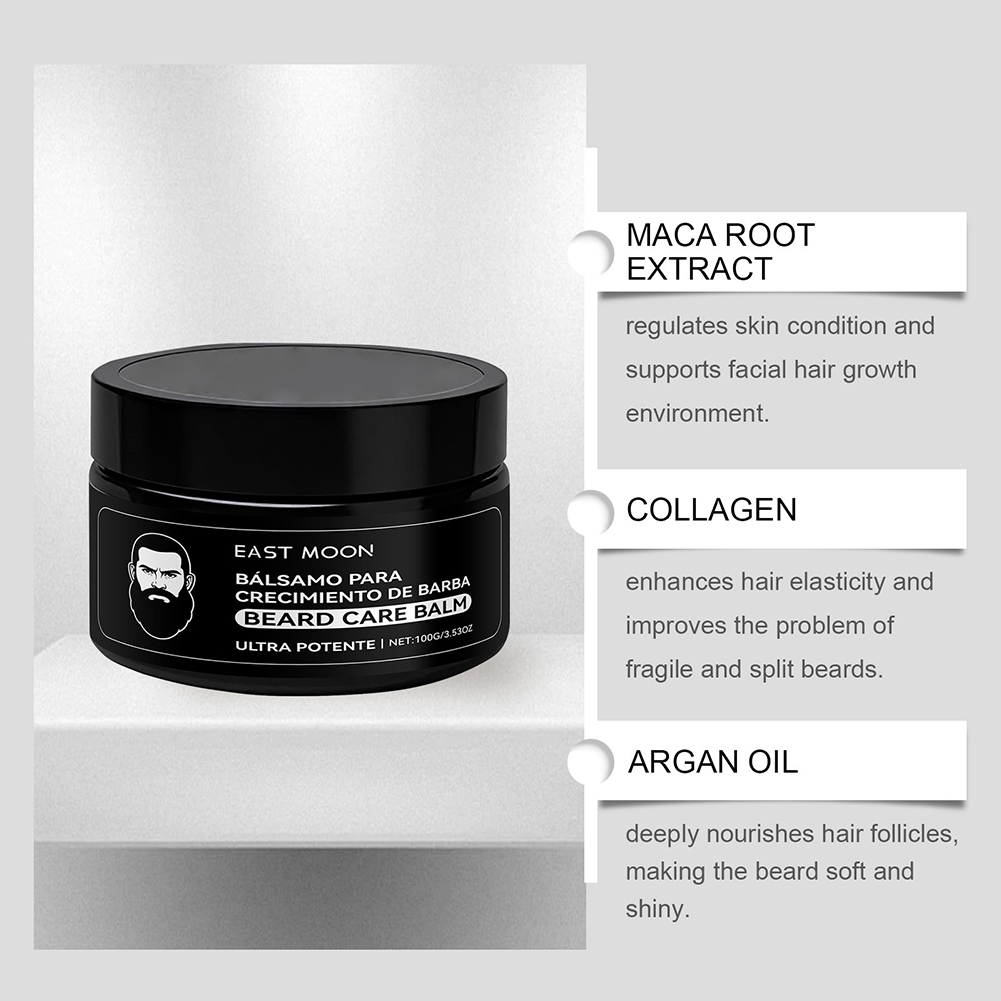 100g Beard Growth Balm,Ultra P - Beard Oil Growth ulasan dan harga