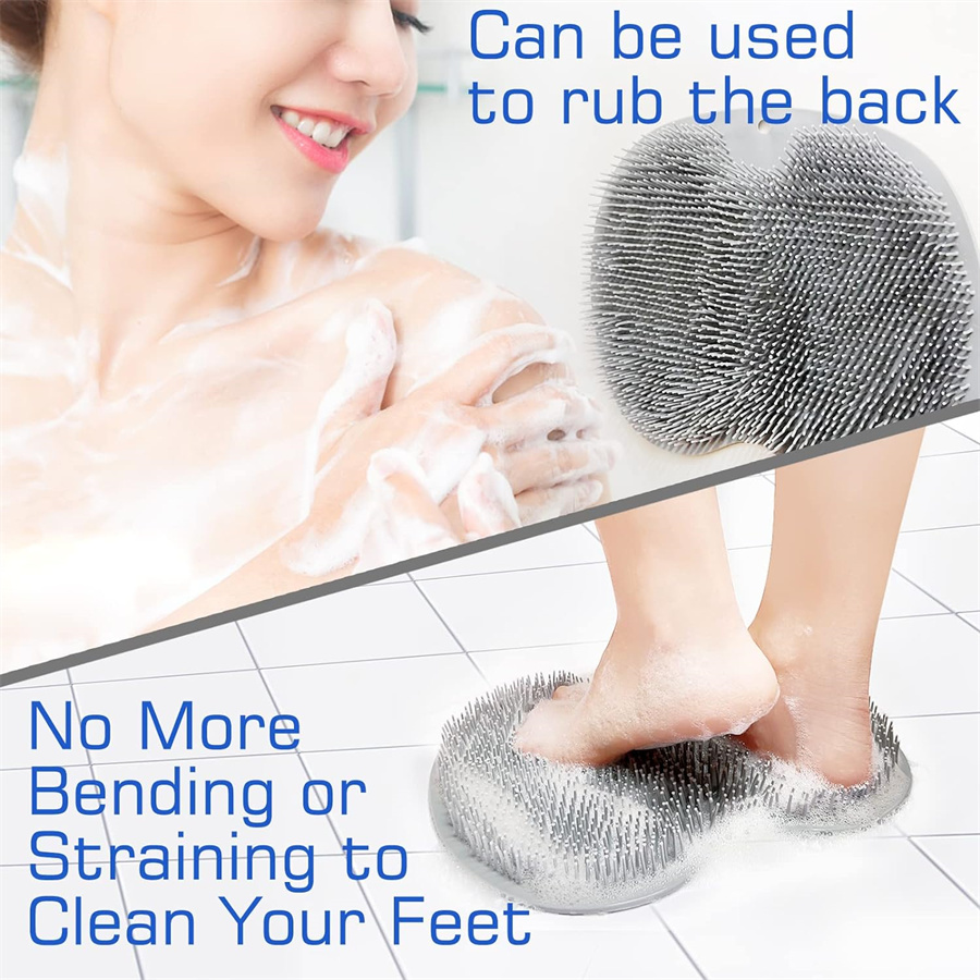 Shower Foot Scrubber Mat Back  - Exfoliating Scrub Mens ulasan dan harga