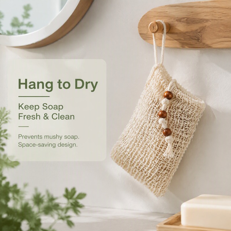 5Pcs Cotton Linen Bath Soap Fo - Exfoliating Scrub Mens ulasan dan harga