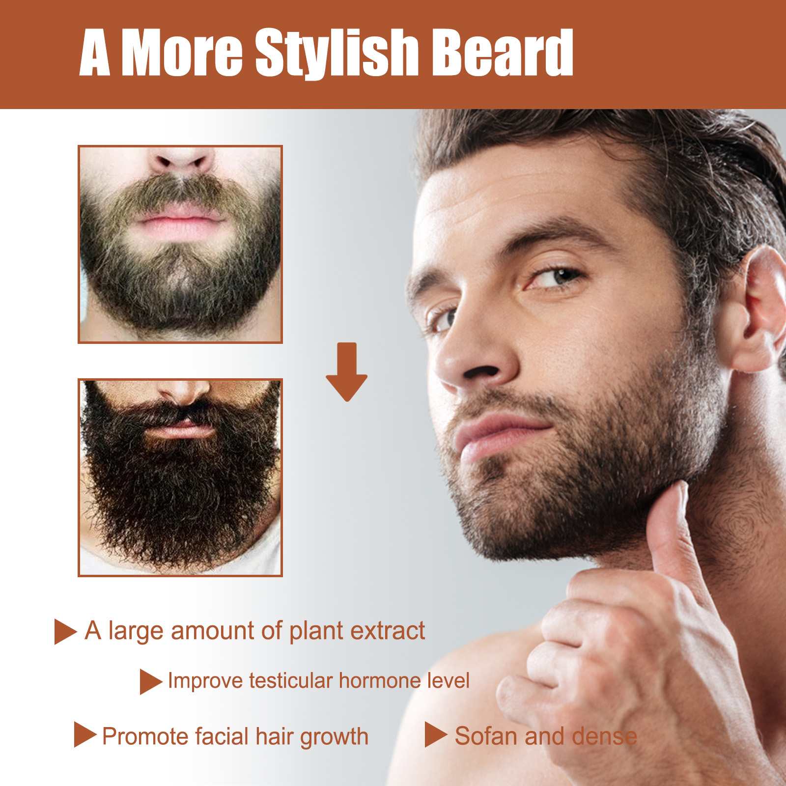 Natural Beard Growth Oil For M - Mens Grooming Treatment ulasan dan harga