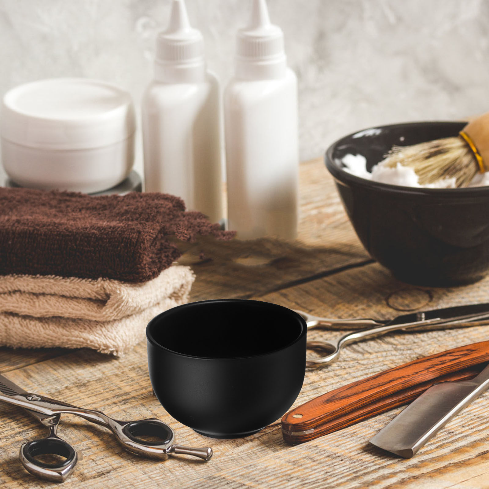 Black Mens Stainless Steel Sha - Shaving Bowl Soap ulasan dan harga