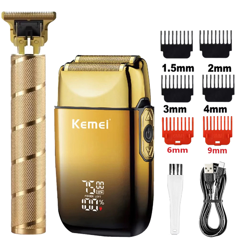 Kemei KM-TX10 T9 Hair Trimmer  - Men'S Grooming Organizer ulasan dan harga