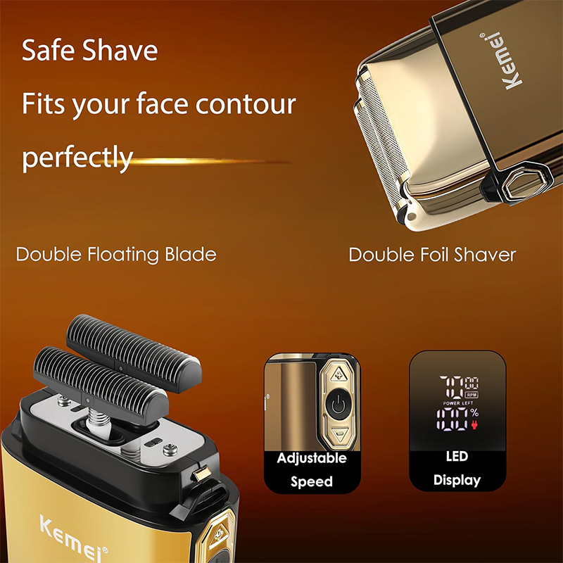 Kemei KM-TX10 T9 Hair Trimmer  - Men'S Grooming Organizer ulasan dan harga