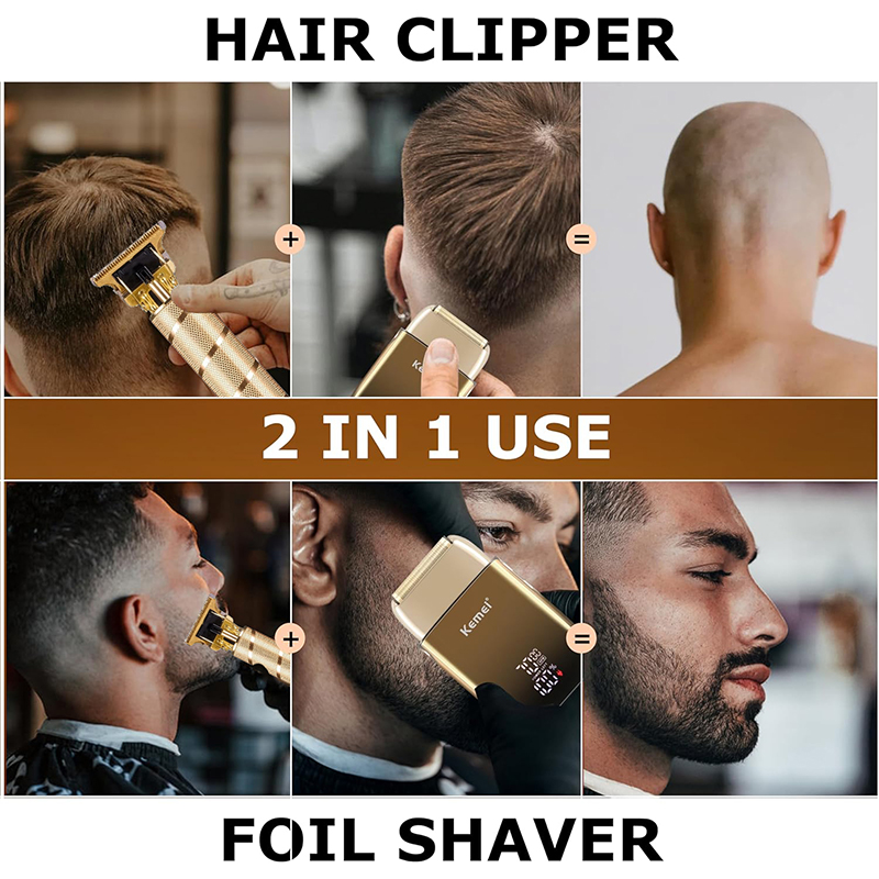 Kemei KM-TX10 T9 Hair Trimmer  - Men'S Grooming Organizer ulasan dan harga
