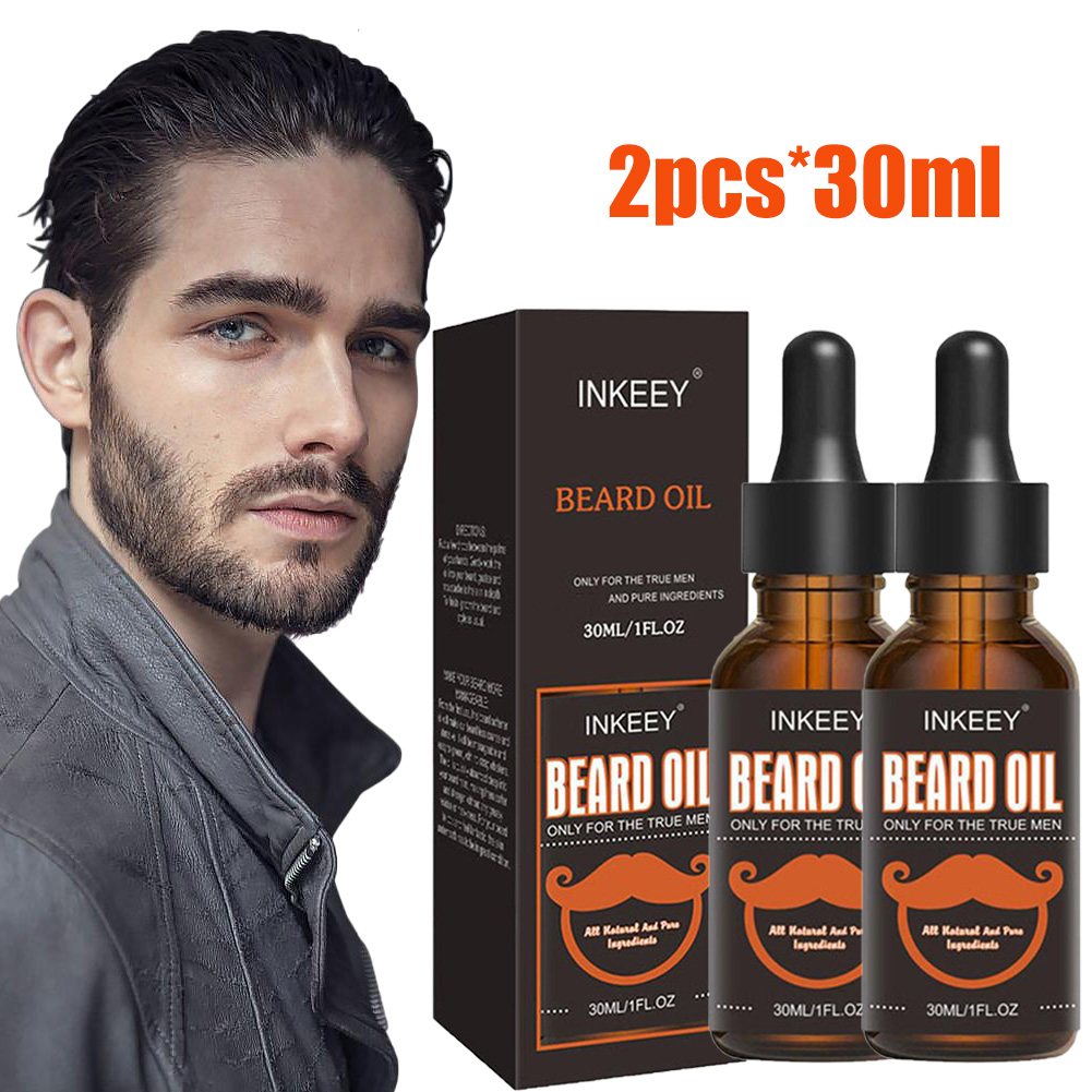 2PCS Beard Care Oil For Men Na - Beard Oil Growth ulasan dan harga