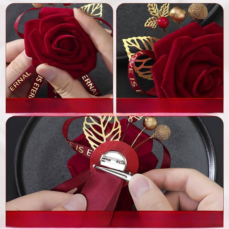 Wedding Chest Flower Full Set  - Men'S Grooming For Marriage ulasan dan harga