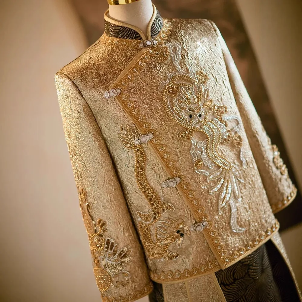 Chinese Style Wedding Groom Co - Men'S Grooming For Marriage ulasan dan harga
